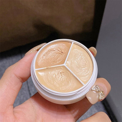 Base-FitViya 3 Color Concealer Palette Cream